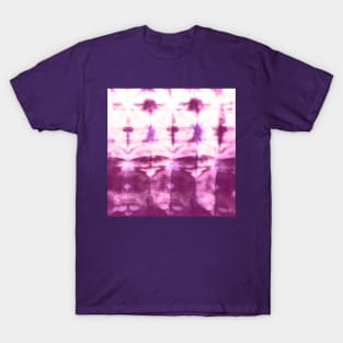 Pink Shibori Stripes T-Shirt